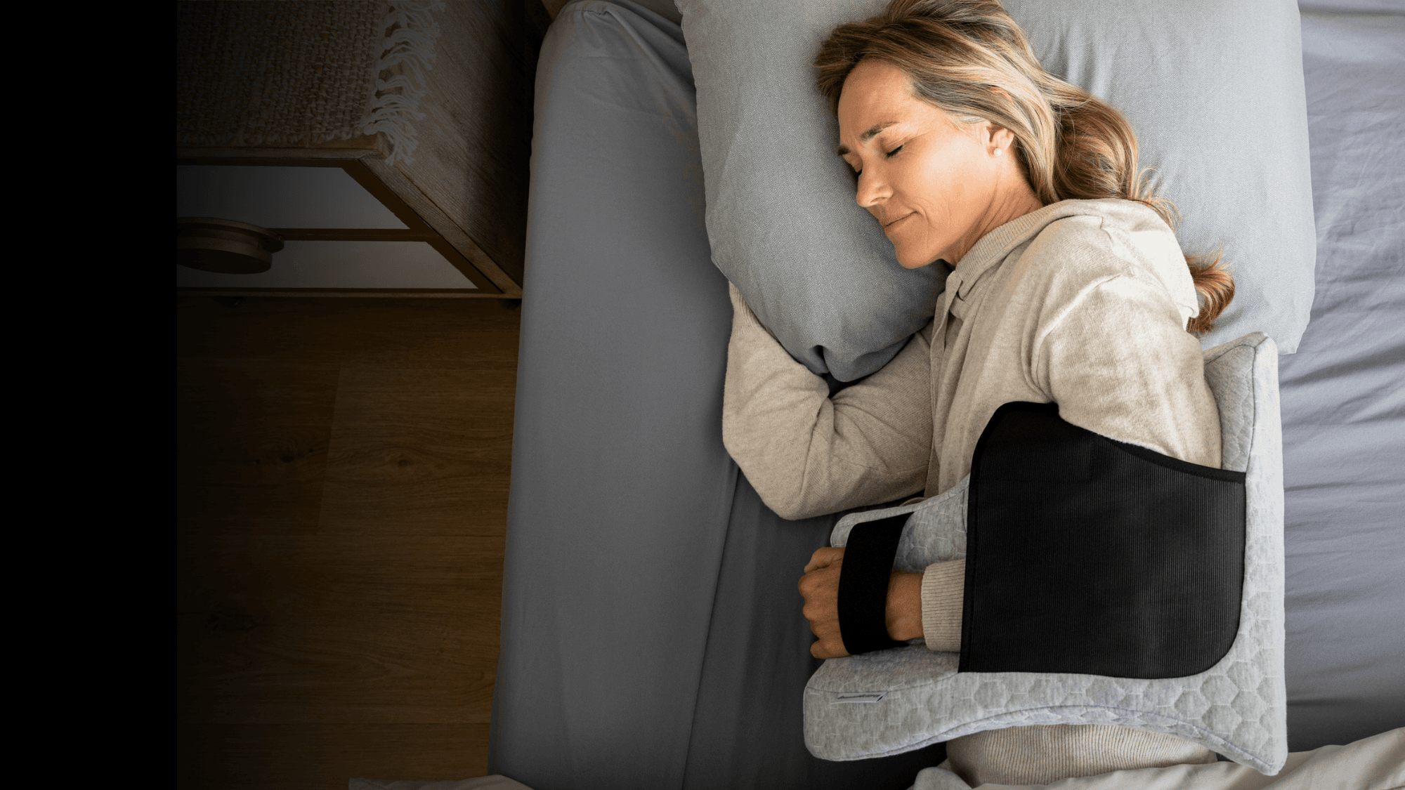 Sleeping comfortably with the Shoulder Sleeper Pillow